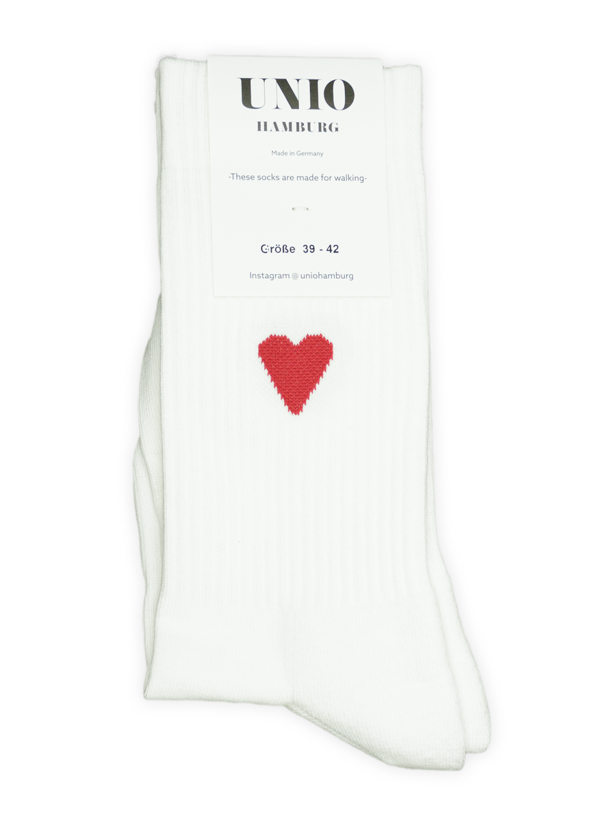 AMORE - White - red 05 - Größe: 39-42