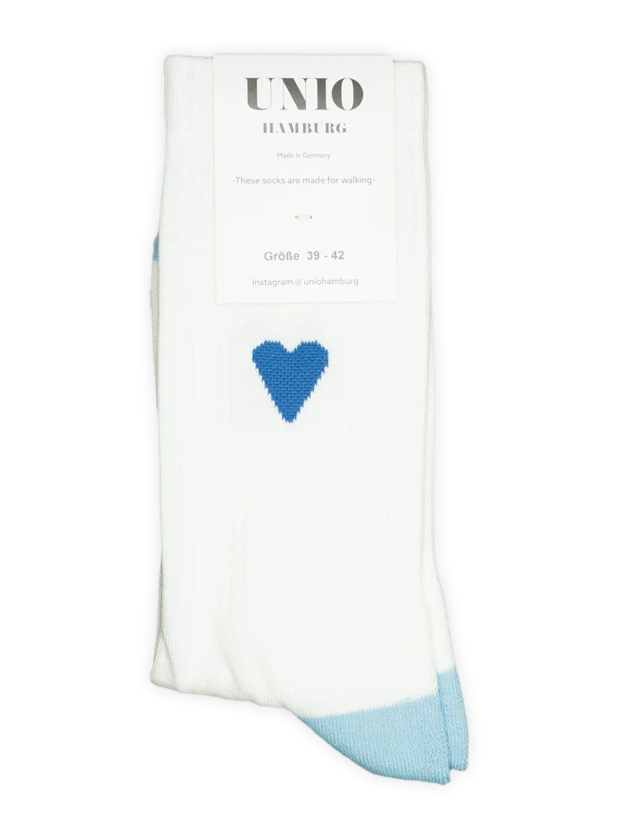 AMORE - White - blue - blue 04 - Größe: 39-42