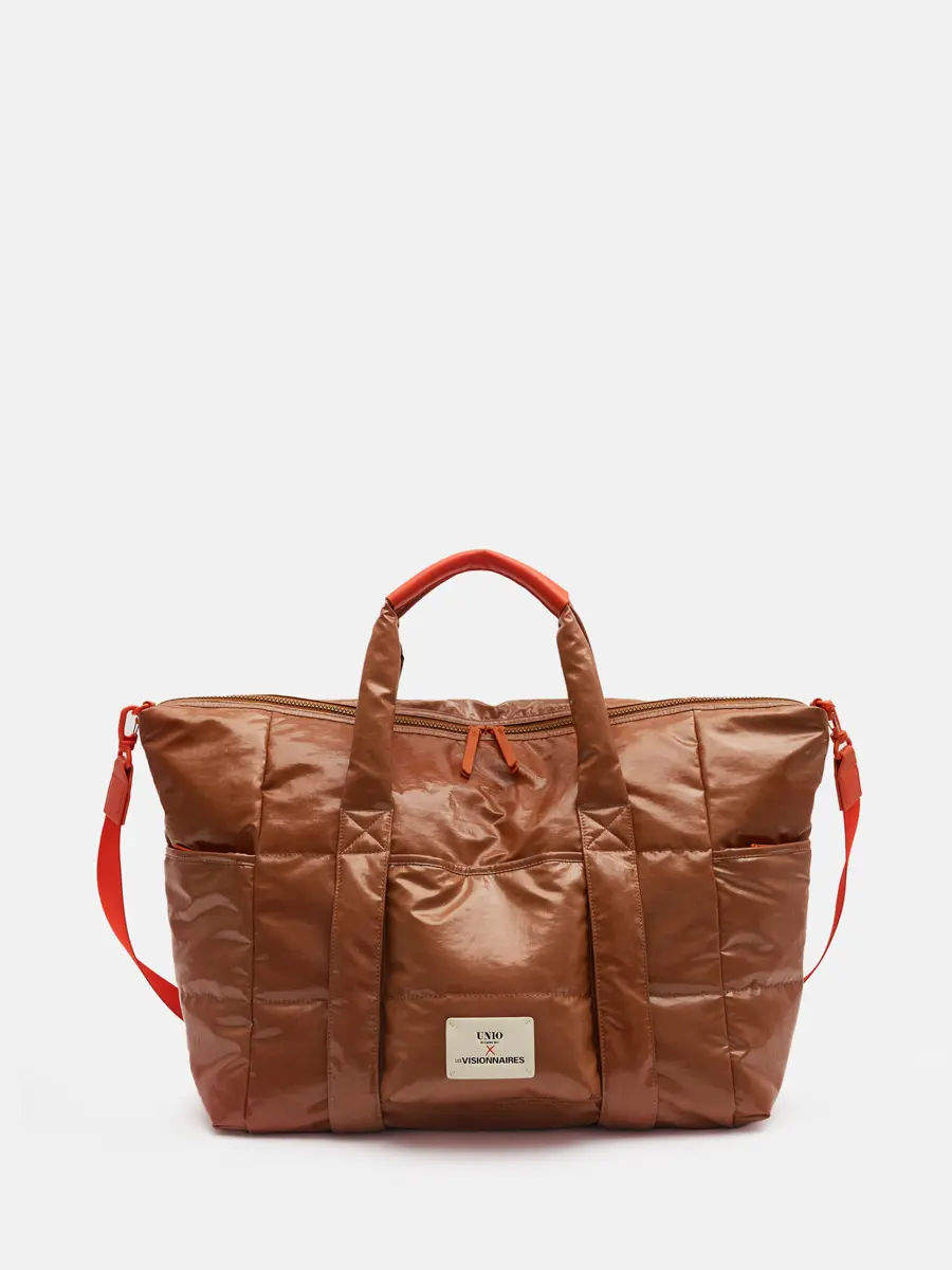 TRAVEL BAG LACQUER - nocciola 2042